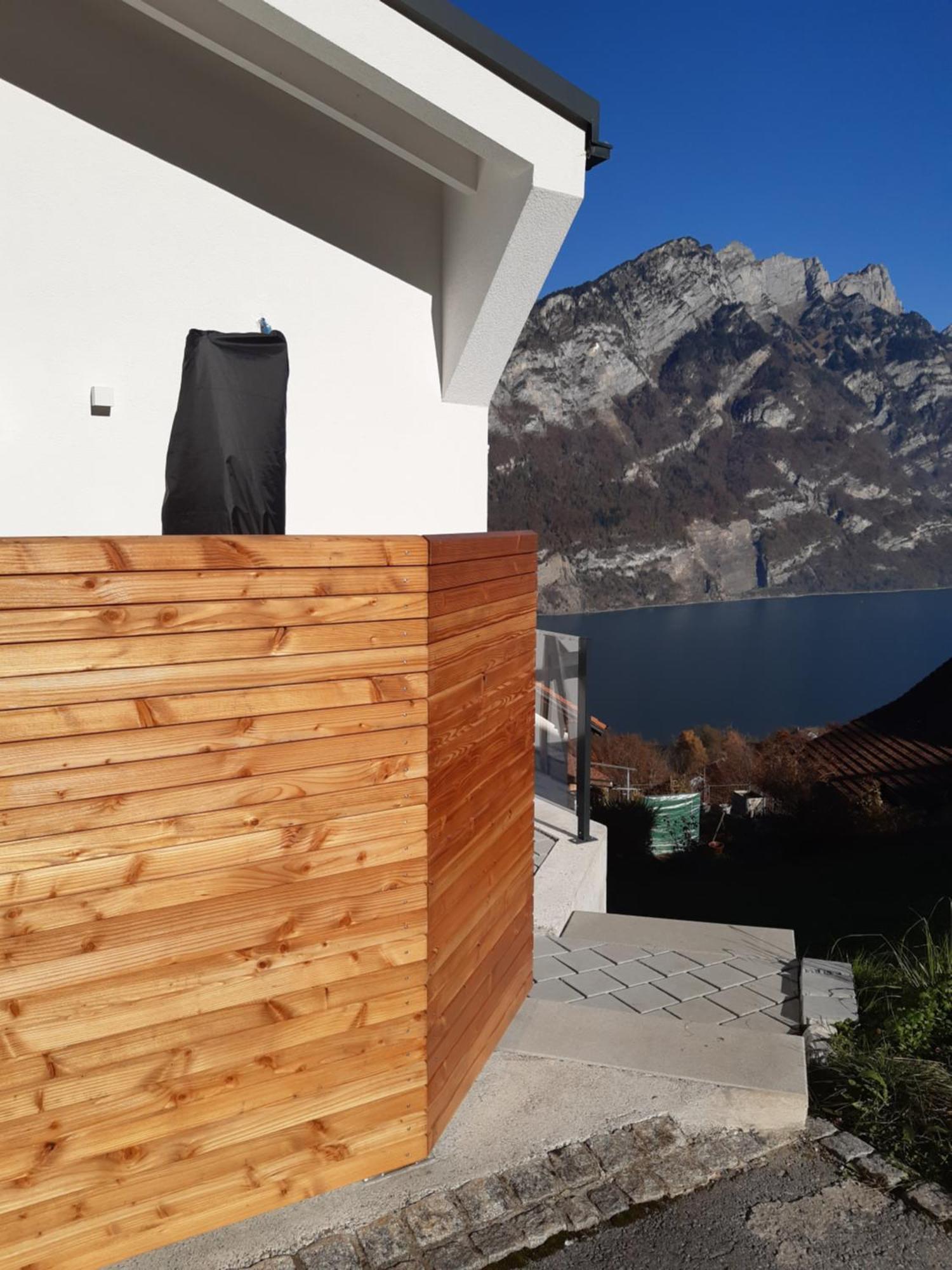 Apartment Panorama Am Walensee In Neubau-Villa Obstalden المظهر الخارجي الصورة