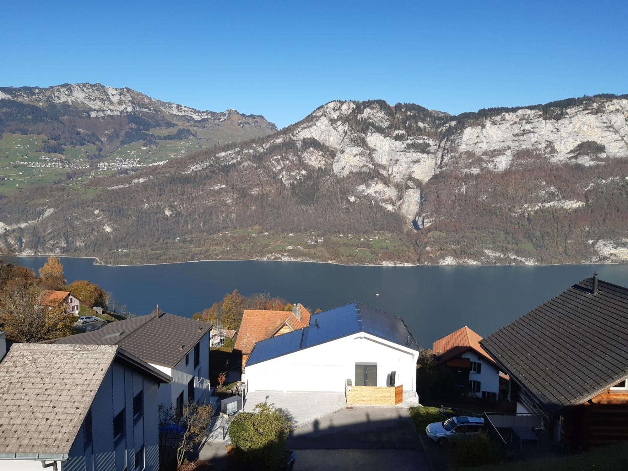 Apartment Panorama Am Walensee In Neubau-Villa Obstalden المظهر الخارجي الصورة